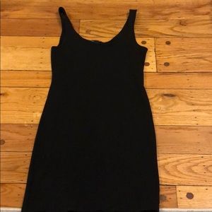 Black bodycon dress